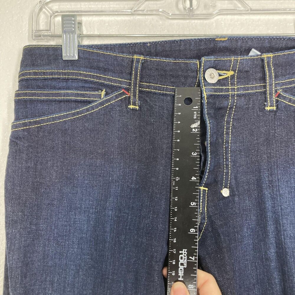 Rufskin Matchstick Jeans Mens 30 Blue Dark Wash Slim Straight Leg Stretch - Picture 8 of 16